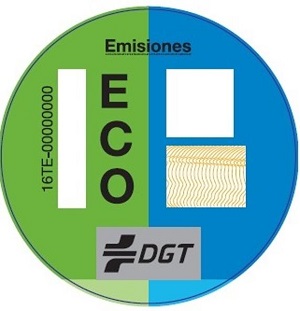 Distribuidor autorizado de la DGT: Compra online de la pegatina/distintivo  ambiental